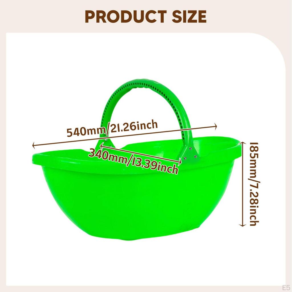 Picking Basket Storage for Fruits and Vegetables Large Container Harvesting Gardening
