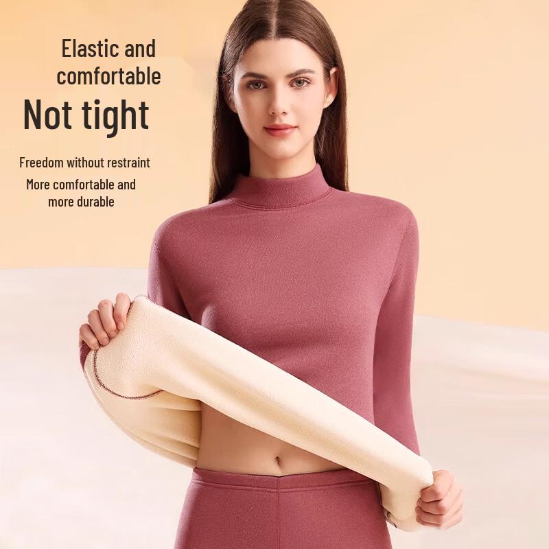 Women's Lamb Fleece Thermal Base Layer Set