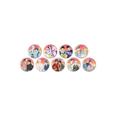 "Working Couple's Summer Vacation" BL Fair 02 Blind [9 Types] [Original Illustration] Can Badge 9-Piece Box