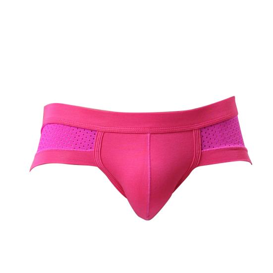 Fashion Men Mesh Breathable Modal Cotton Underwear Shorts Briefs Underpants