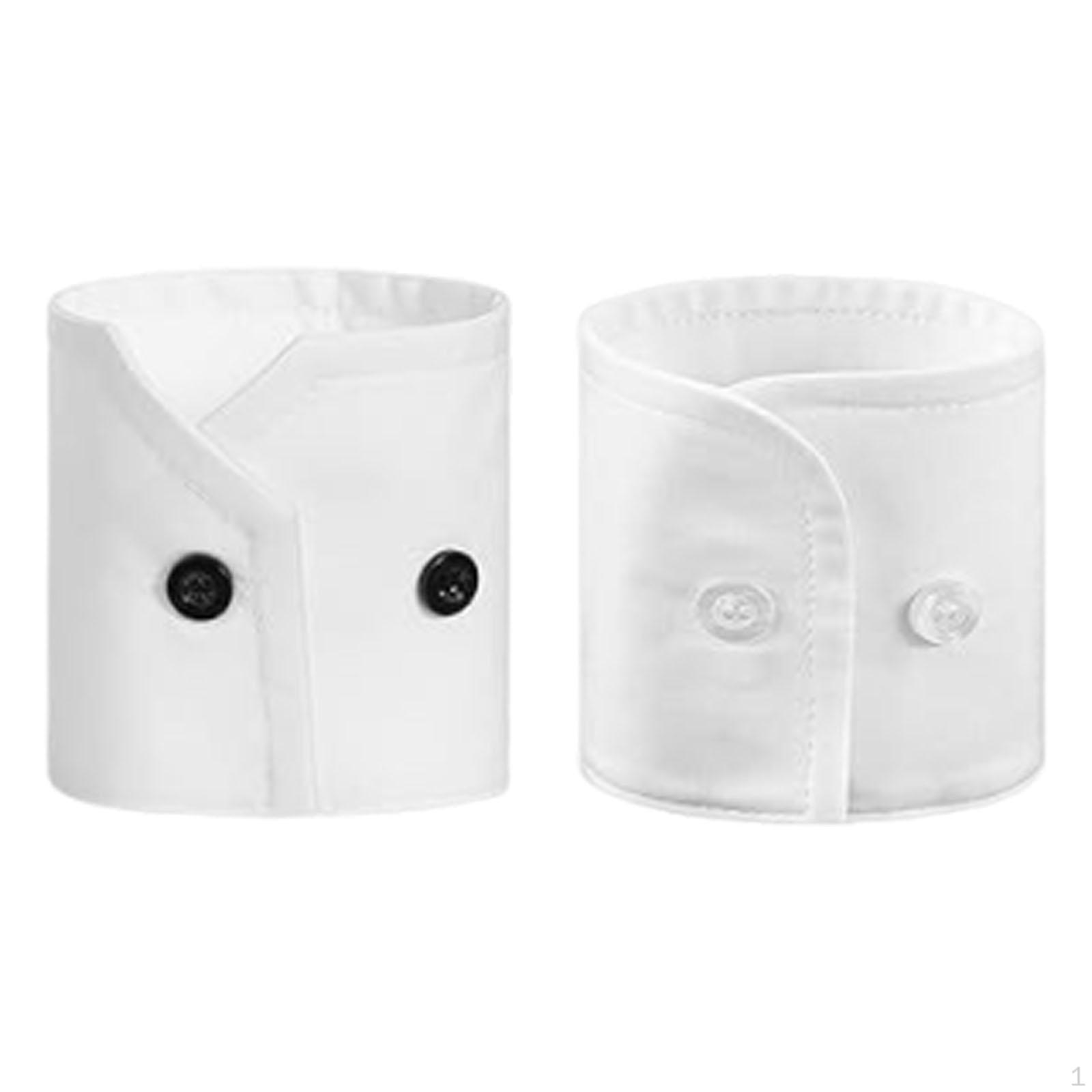 

2x False Cuffs Decoration DIY Sleeve for Birthday suits Sweatshirt Cosplay