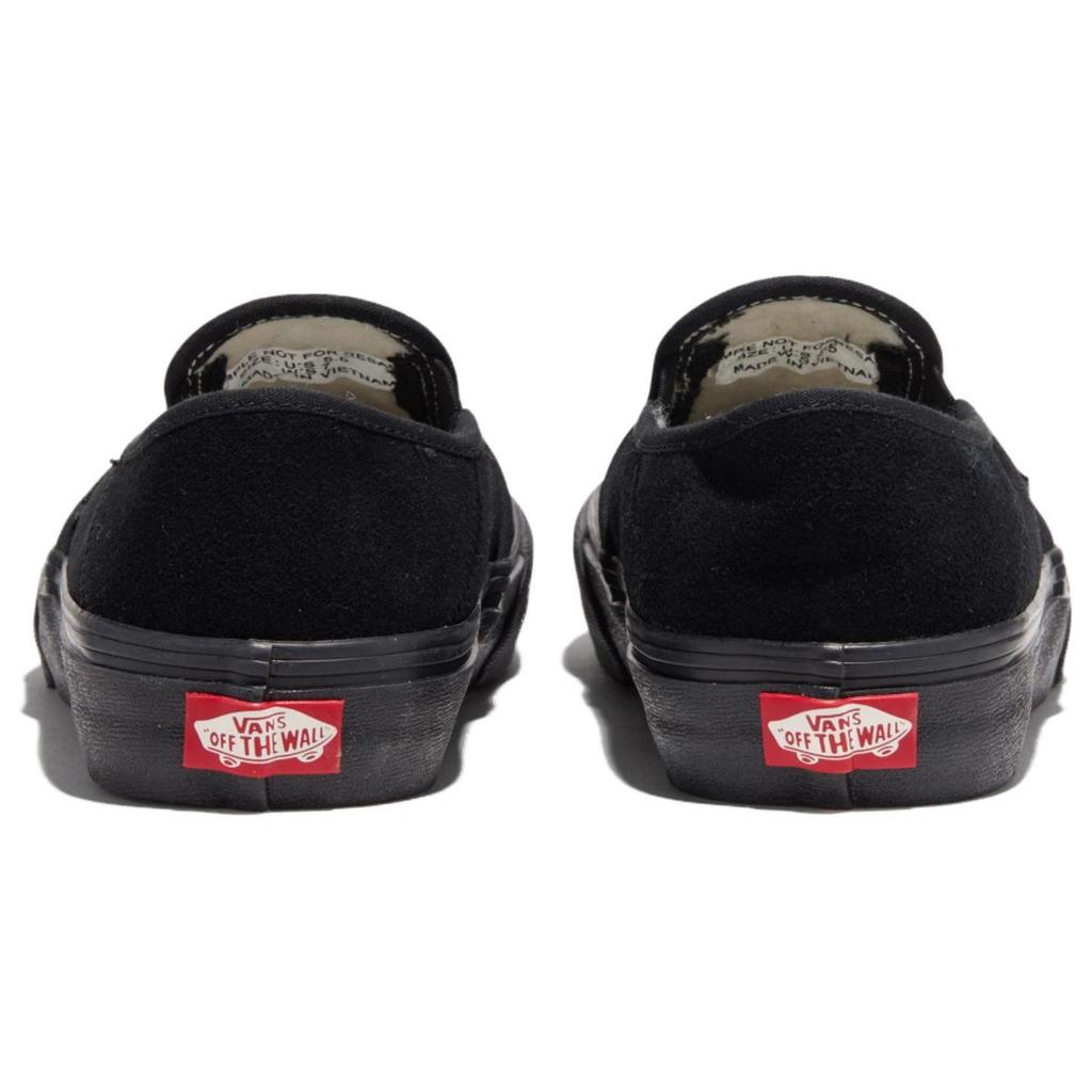 Vans Slip-On Round Toe Comfortable Stylish Warm Low-Top Skate Shoes Unisex Sneakers Black VN0A4BX8BLA