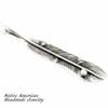 [STERLING SILVER 925] Feather Silver Necklace Pendant Chain AMTHANE-002