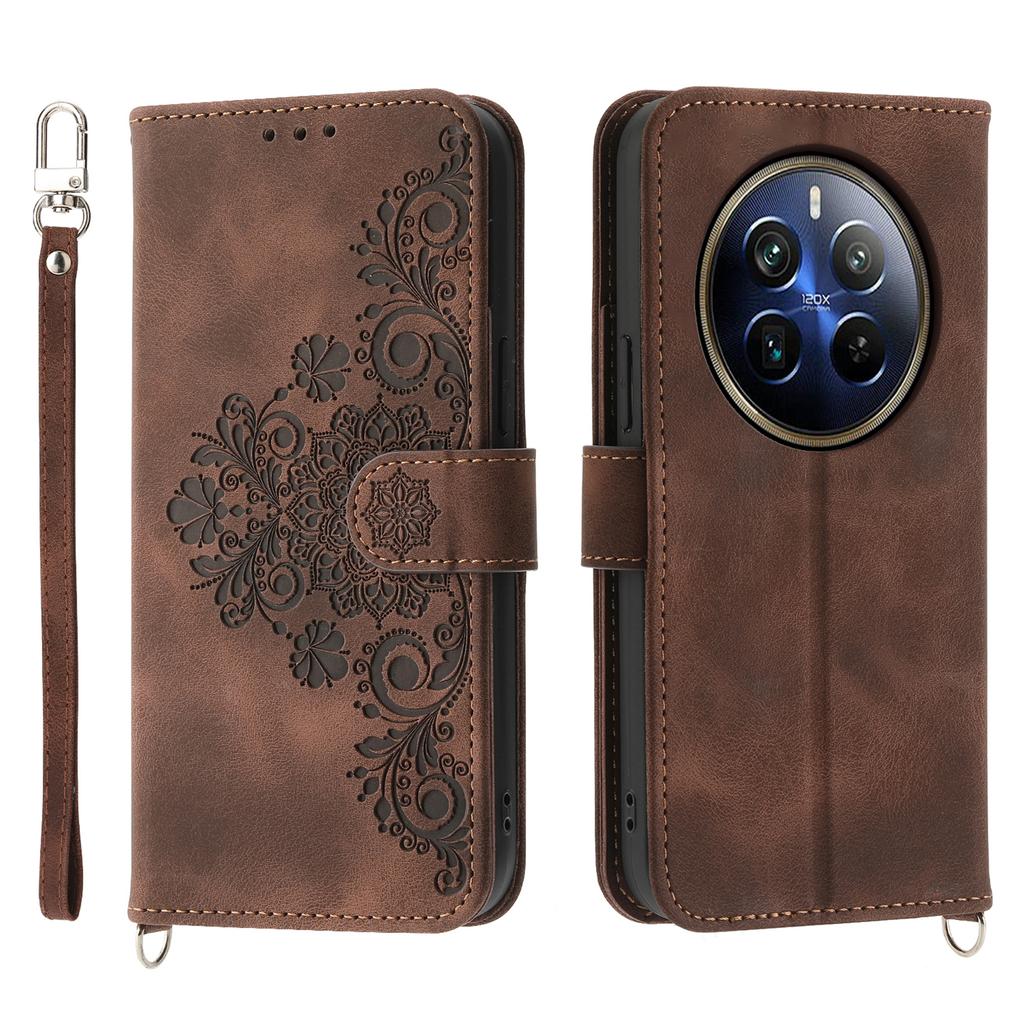 For Realme 12 Pro+ 5G/Realme 12 Pro 5G Multiple Card Slots PU Leather Case Stand Phone Cover