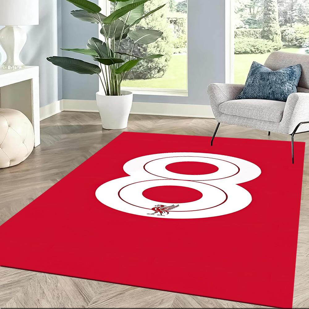 Liverpool Football Club Floor Mat Design For Playrooms Balcony Decorate Room Dormitory Antislip Rug Anime Office Decor Perfect Gift For Womenmen