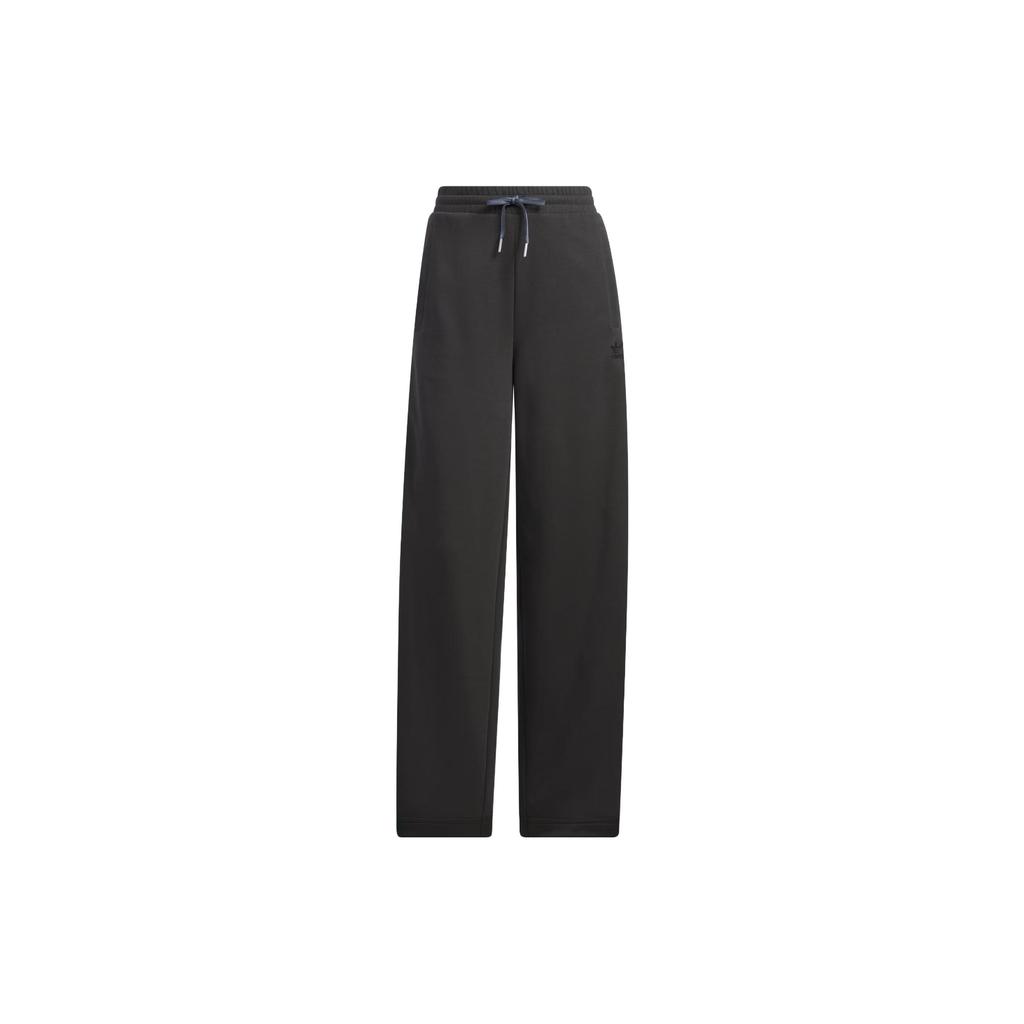Adidas Originals Clover Toc Wide-Leg Knit Sport Pants Women Bottoms Carbon-Black IN1022