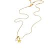 Fashion Versatile Neck Chain High Sense Light Luxury Freshwater Starfish Necklace Zircon Double Pendant Female Clavicle Chain