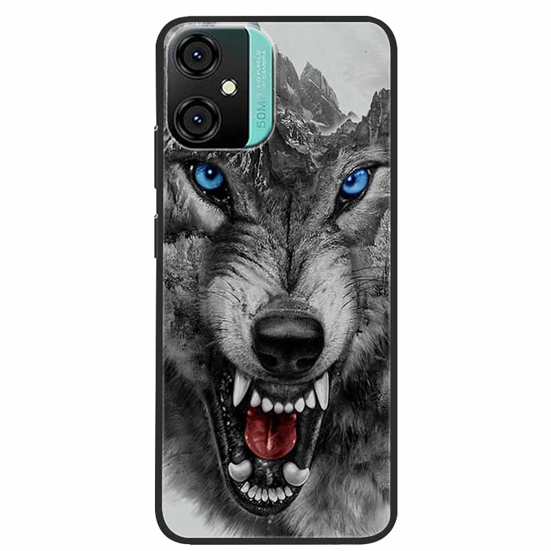 

For Blackview Oscal C70 Case Animals TPU Soft Silicone Phone Cases Back Cover For BlackviewC70 C 70 Wolf Protective Cool Coque Blackview C70