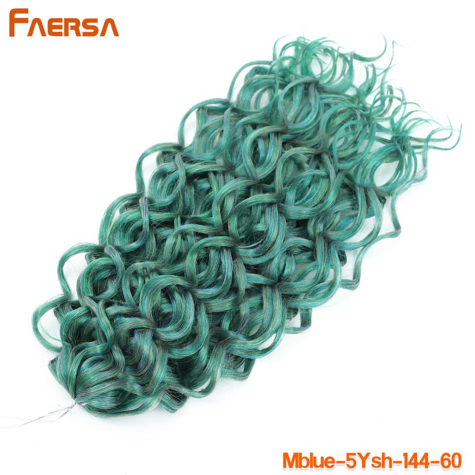 

Океанські хвилі, плетені коси, нарощені коси, в’язані гачком, синтетичні волосся, афро-завитки, гавайські омбре, кучеряве блондинка, водяна хвиля, коса для жінок 24 Inch