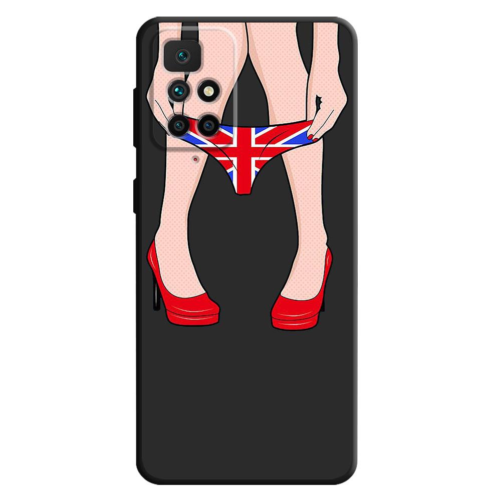 

Сексуальный чехол с рисунком задницы для девочек для Xiaomi Redmi Note 8T 11T 11 Pro 10 Lite 10S 9S 9 8 11S 7 11E 4G Note10, матовая черная задняя крышка Redmi Note 11SE