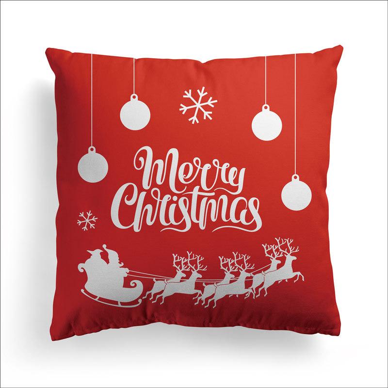 New Christmas Pillowcase Green Holiday Home Decoration Pillow Cushion Cover Pillow