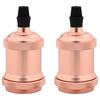 Lamp Holder Set 2 pcs Rose Gold E27