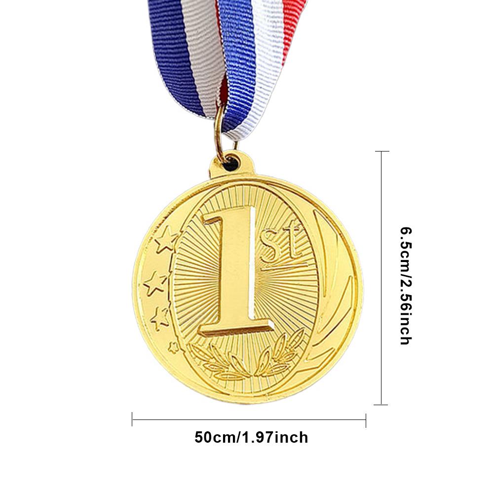 5 см золота/срібна/бронзова медаль Спортивні нагороди зі стрічкою на шиї Студентські нагороди Конкурс Нагороди за шоу талантів Party Race