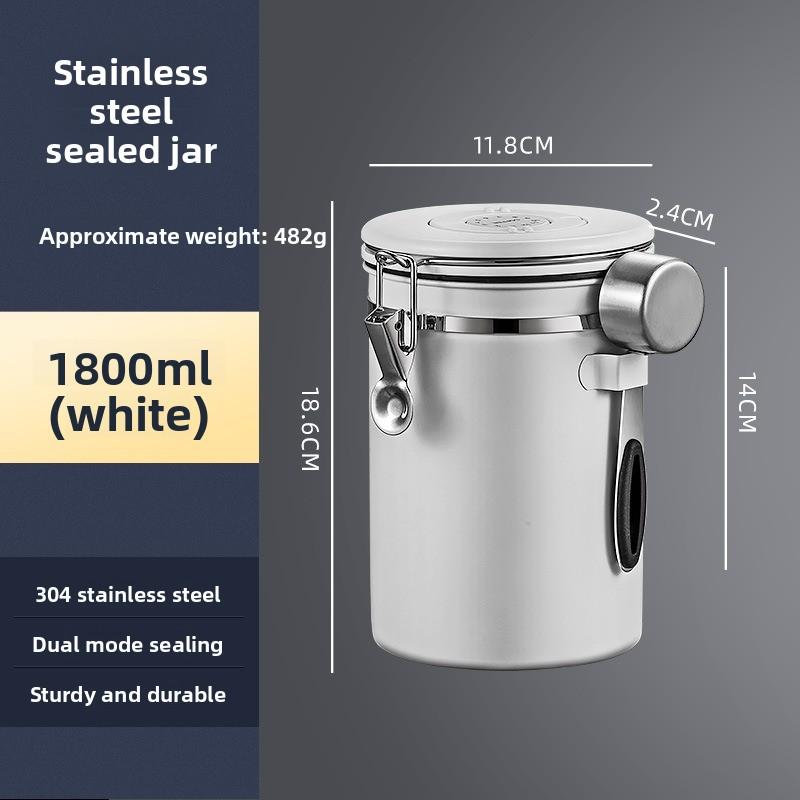 Coffee Bean Storage Container, Coffee Powder Sealed Container, Storage Container, Storage for Coffee Beans
