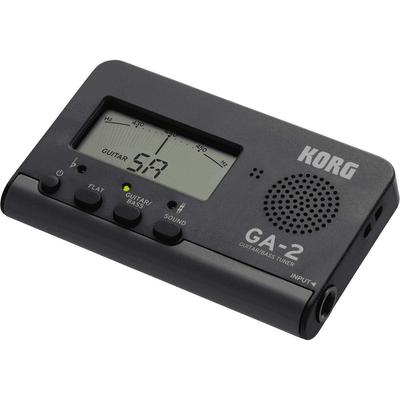 Afinador de Guitarra/Bajo KORG GA-2 Ideal para práctica personal Guitarra de múltiples cuerdas Bajo de múltiples cuerdas Afinación plana Compatible con escalas largas 200 horas