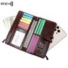 Export Wallet Large Capacity Multi-card Position Hidden Buckle Change Bag Retro Simple Long Wallet Women's RFID Handbag