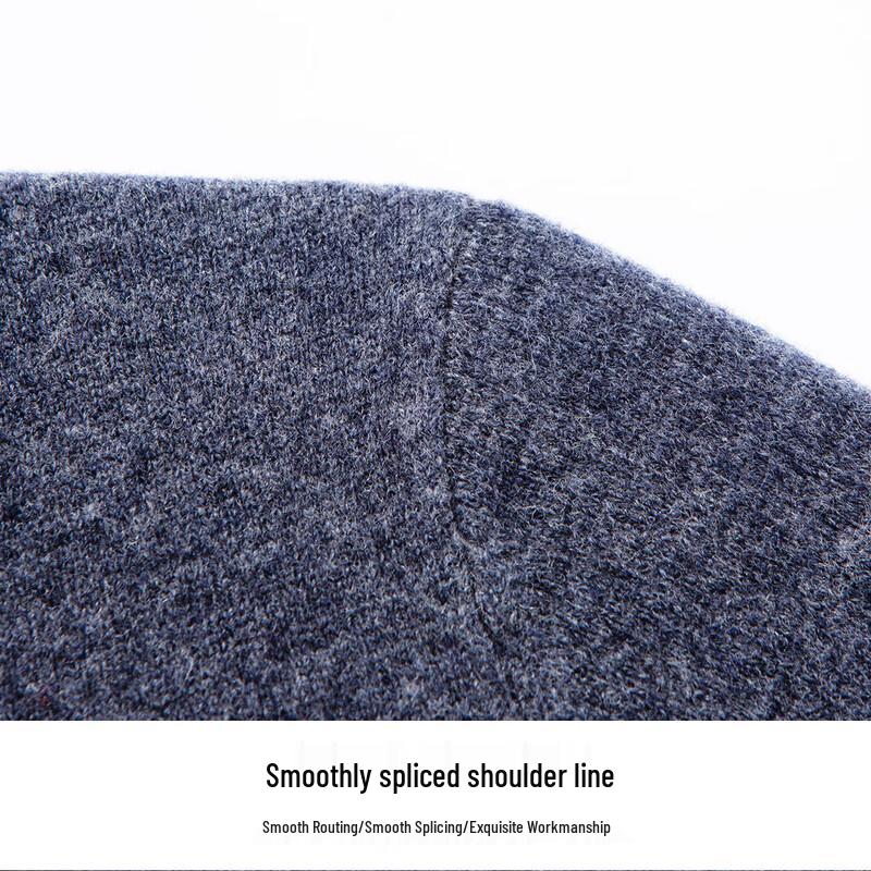 Hodo Men's 100% Merino Wool Crew Neck Sweater