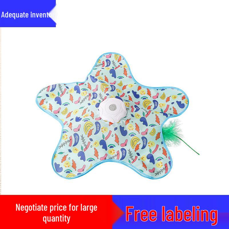 Automatyczna obrotowa zabawka dla kota: Piłka do samodycznej zabawy, do polowania i dekompresji