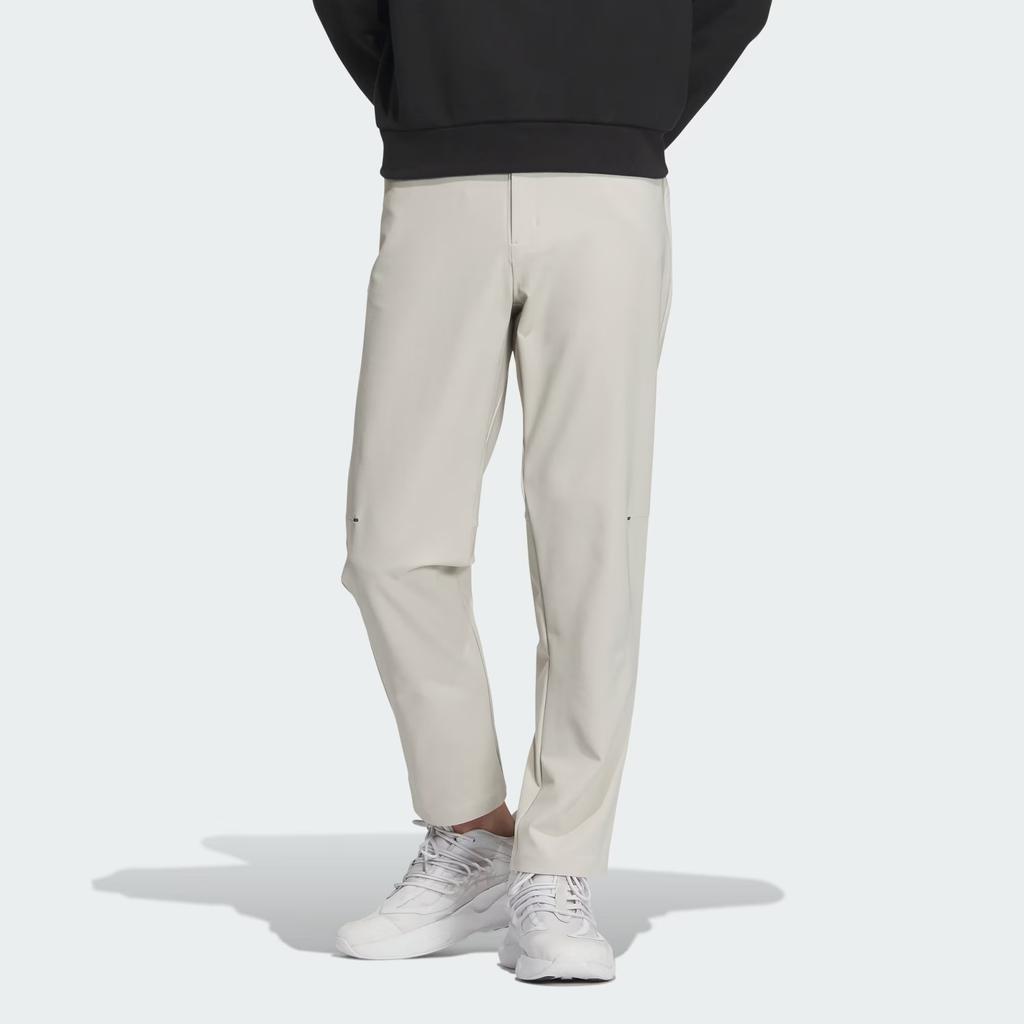 Adidas Premium Casual Slim Fit Pants Knitted Sweatpants Men's Light Gray JE8633