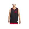 Nike Printed Round Neck Sleeveless Basketball Vest Men Tops Black DQ6171-045