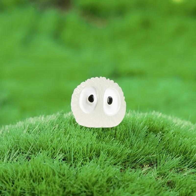 Светящиеся брикеты Эльфы Черный шар Спрайт Утка Фигурка Домашний декор Светящаяся Миниатюрная Украшения для сказочного сада 5pcs