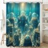 Luxury City Scene Shower Curtain Waterproof Fabric Decorative Bathroom Liner For Home Decoration In Bathrooms Toilets On Aliexpr