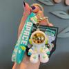 Cute Cartoon Astronaut Keychain: Spaceman Pendant for Couples, Car Keys, Men's Gifts, Backpack Ornaments