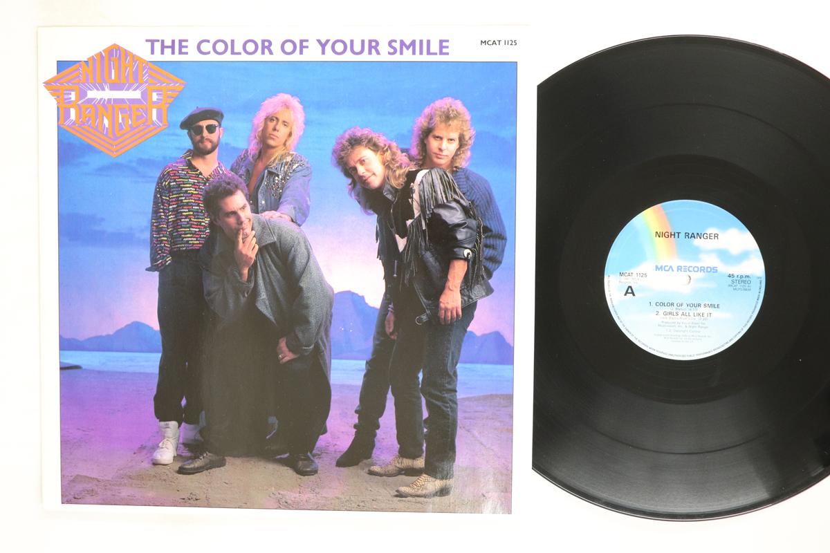 

12inch Record NIGHT RANGER Color Of Your Smile MCAT1125 MCA 1987 UK Rock Used