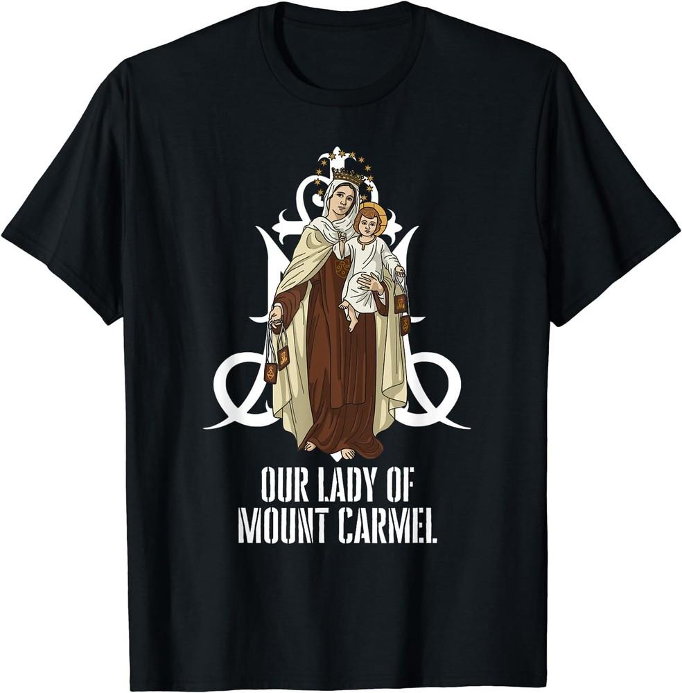 New Limited Marian Catholic, Our Lady of Mount Carmel T-Shirt Unisex T-Shirt XXXXL