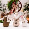 Elegant Dual Layer Snowman Ornament Ideal For Christmas Holiday Window Decor