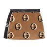 GUCCI SS24 Casual Short Skirts Women's Brown 767012-XJF7Q-2184