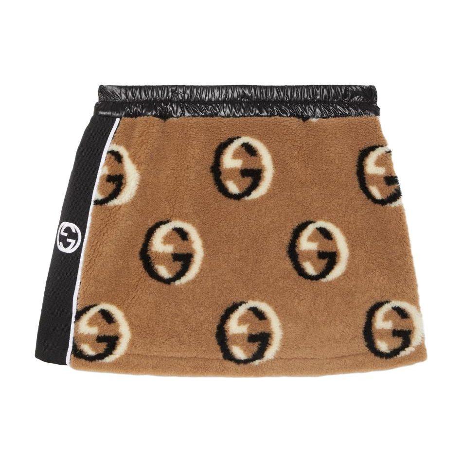 GUCCI SS24 Casual Short Skirts Women's Brown 767012-XJF7Q-2184