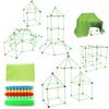 New Creative Fort Building Blocks Indoor Tent Brick Kit Children's Diy Ball Games Educational Toys For Children