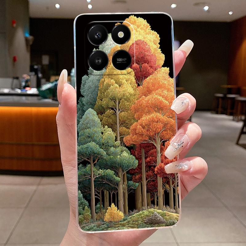 For Honor X7D Honor 400 Smart 4G 5G Luxury Dragon Cute Cool Boys Girls Soft silicone Phone Case Back Cover Transparent TPU Shell