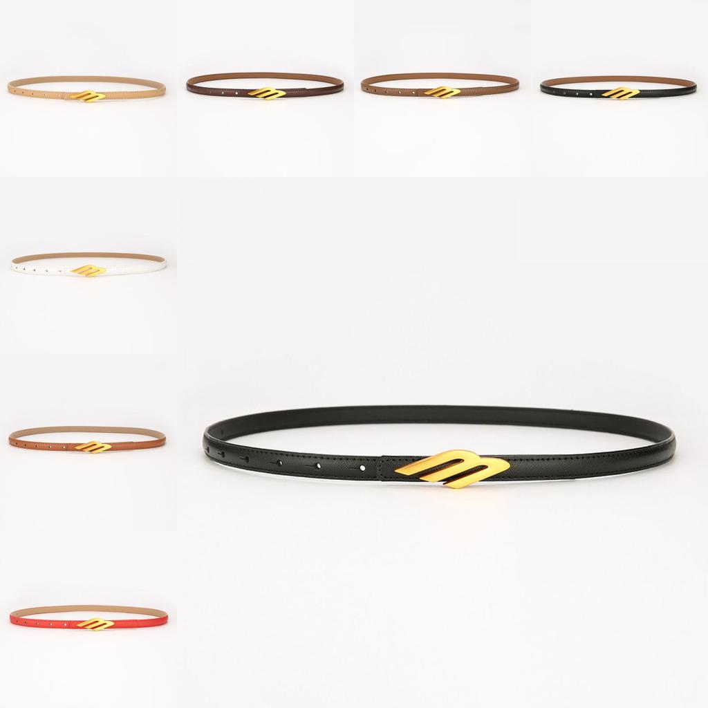 Ladies Leather Belt For Women Fashion Casual Waist Belt With Smooth Buckle For Daily Wear