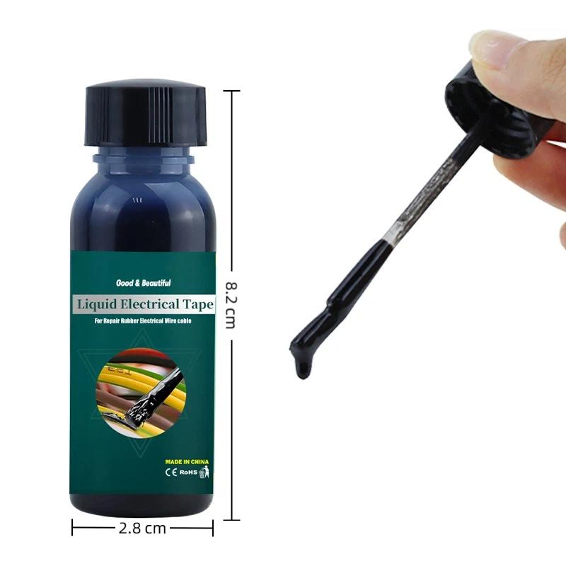 50/150Ml Liquid Electrical Tape Waterproof Insulation Paste Sealant Wire Cable Coat Fix Line Glue Repair Glue Insulation Glue