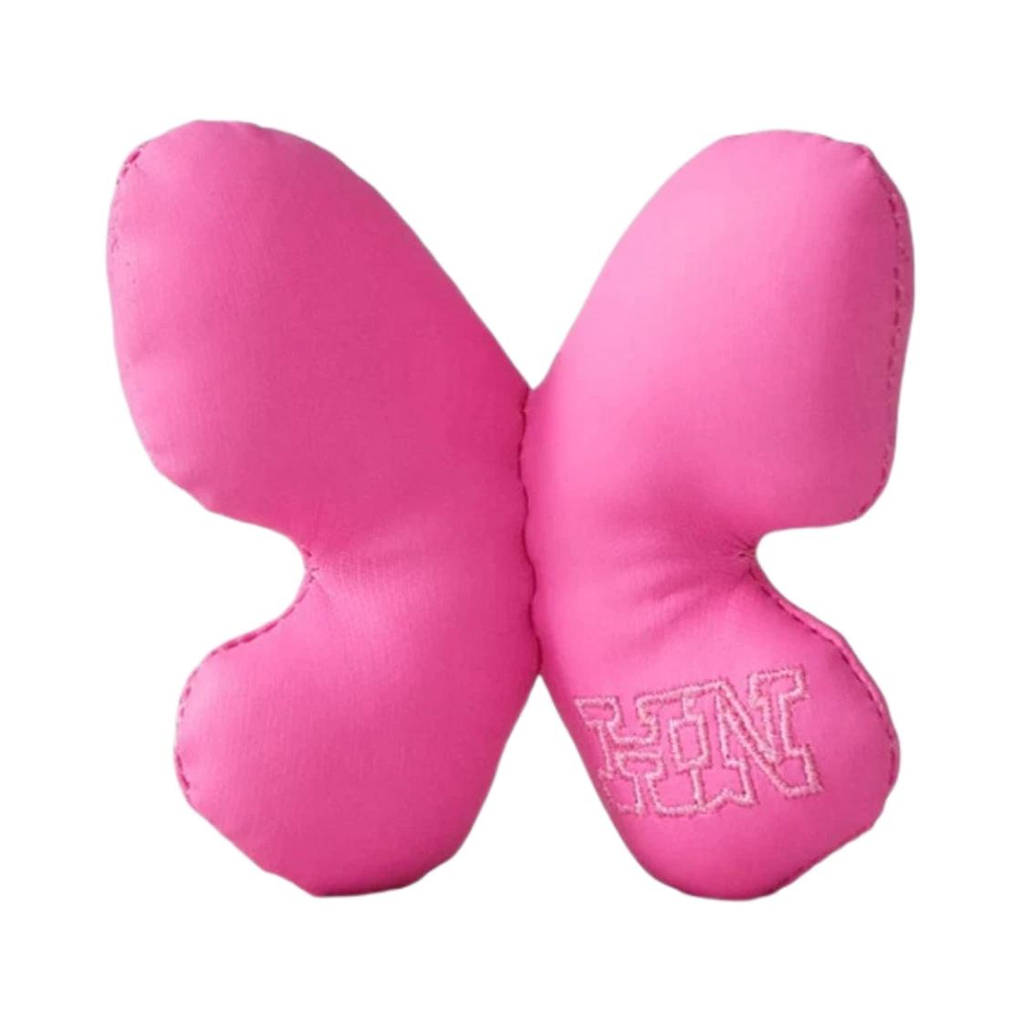 NewJeans x Coller Padded Butterfly Sticon Pink ONE SIZE