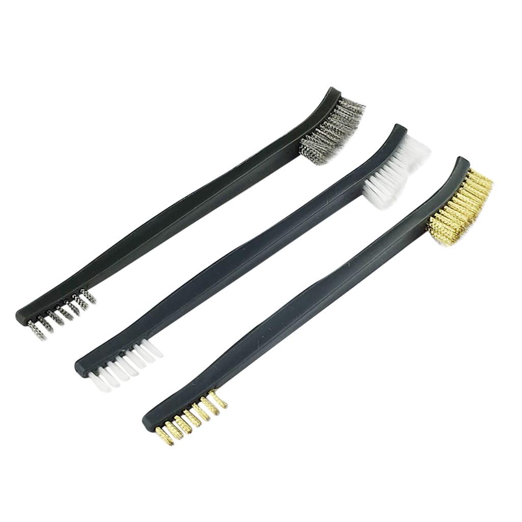 6Pcs Tube  Cleaning Brush Brass Brush Double Ended Wire Brush Cleaning Tool