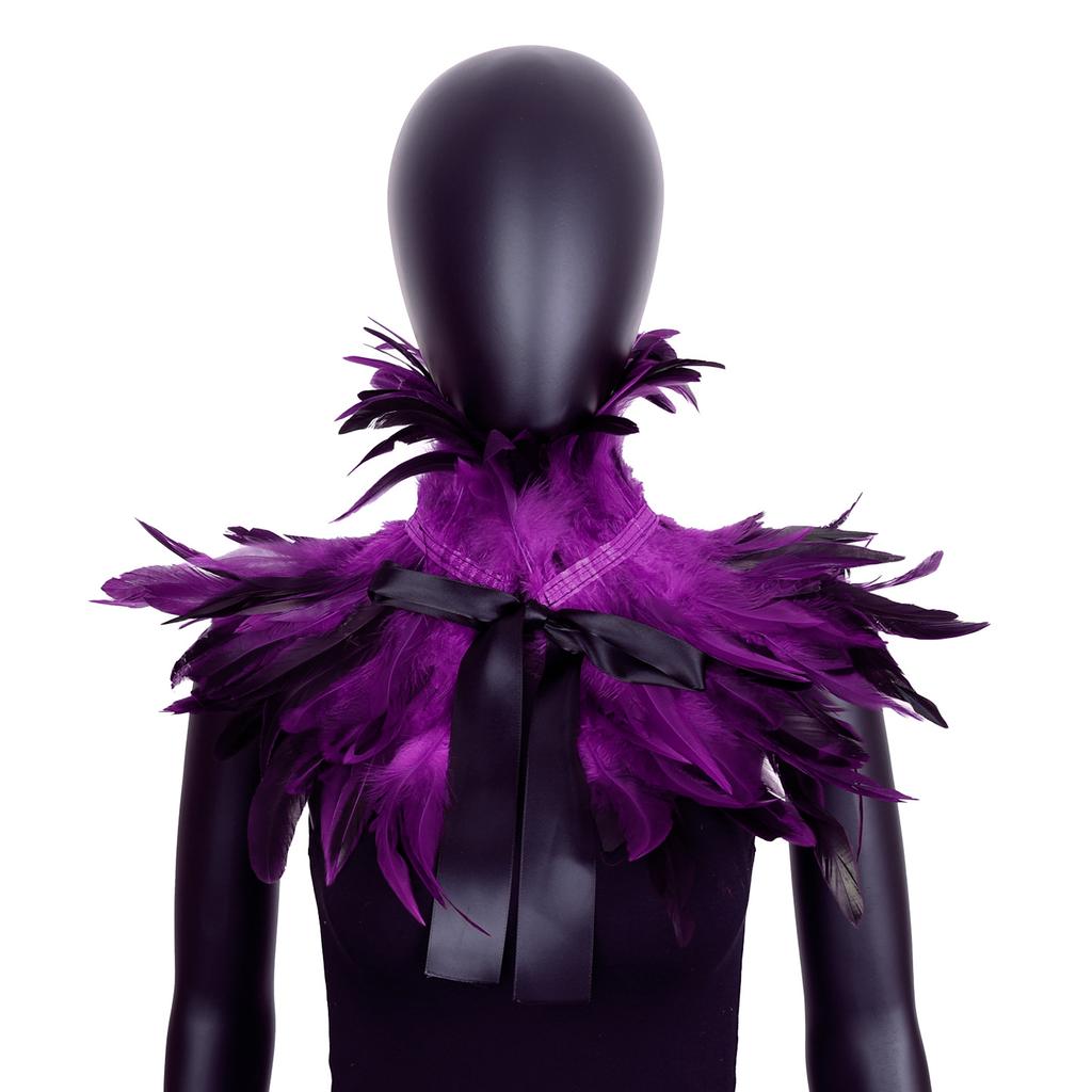 Makeup Ball, Party Decoration, Feather Scarf, Shawl, Cape, Camisole, Fake Collar, Clothing Decoration