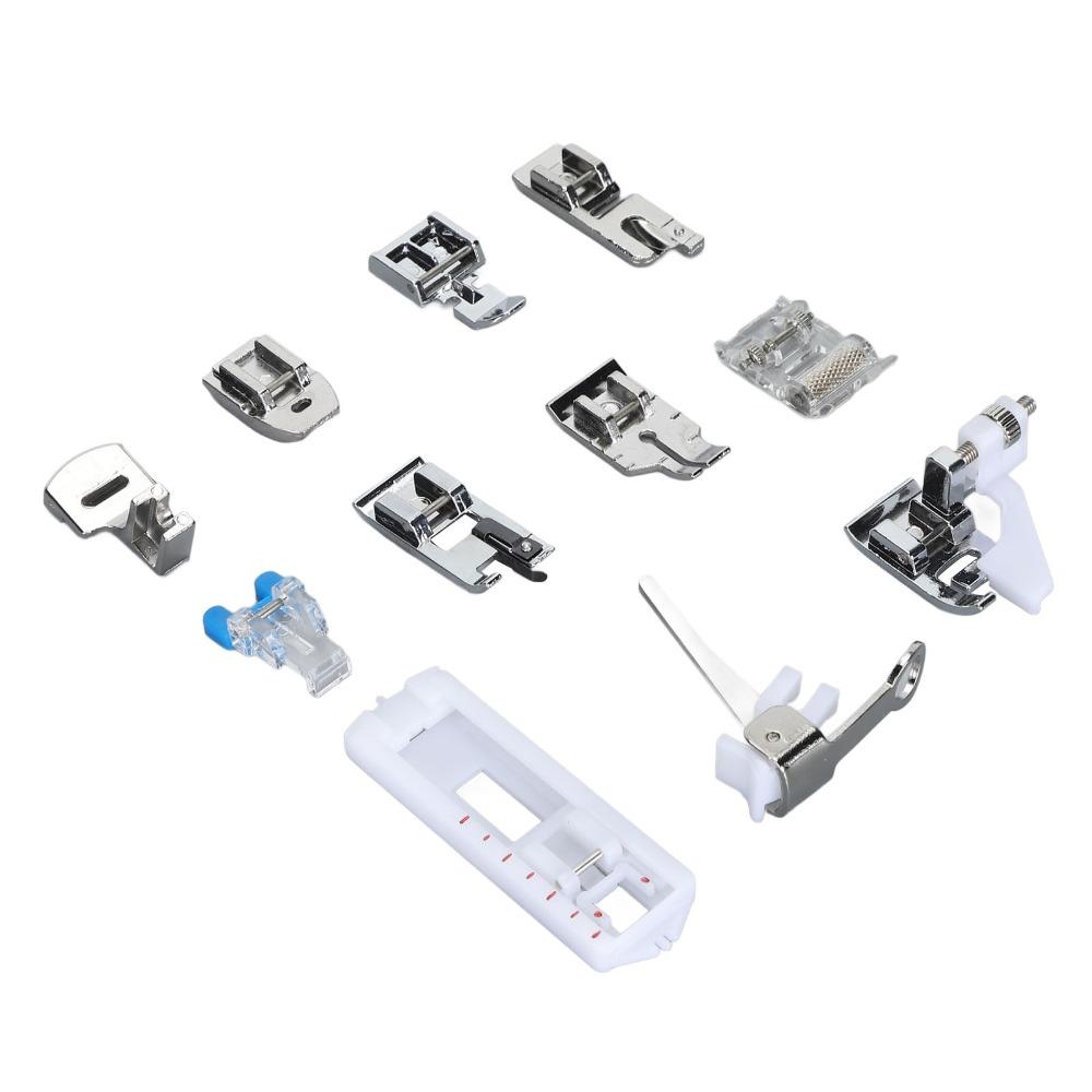 11pcs MultiFunction Zipper Presser Feet Low Shank Type Replacement Presser Foot  Home Sewing