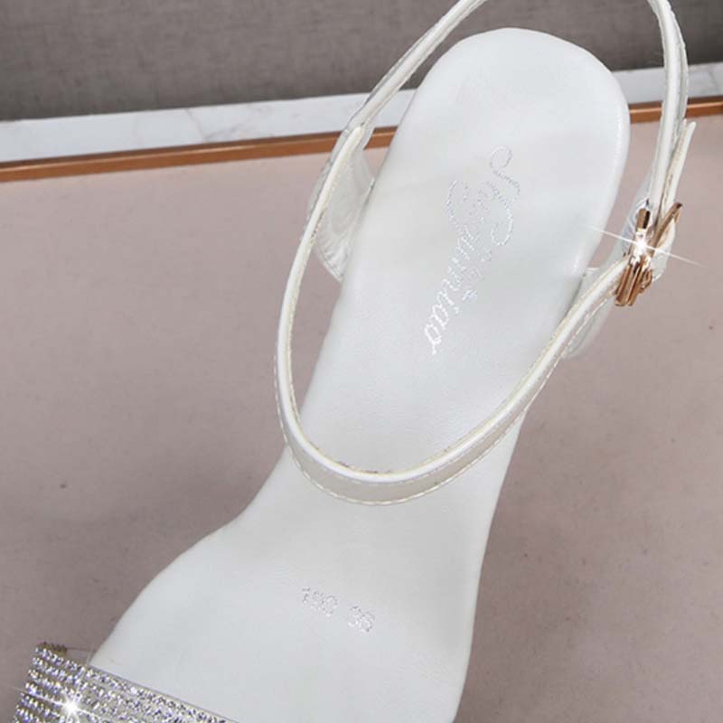 Dámské Boty Letní Sandály Transparentní Sandály Boty Vysoký podpatek Party Svatební Lodičky Model Boty 13cm Podpatek 3cm Platfrom LFD