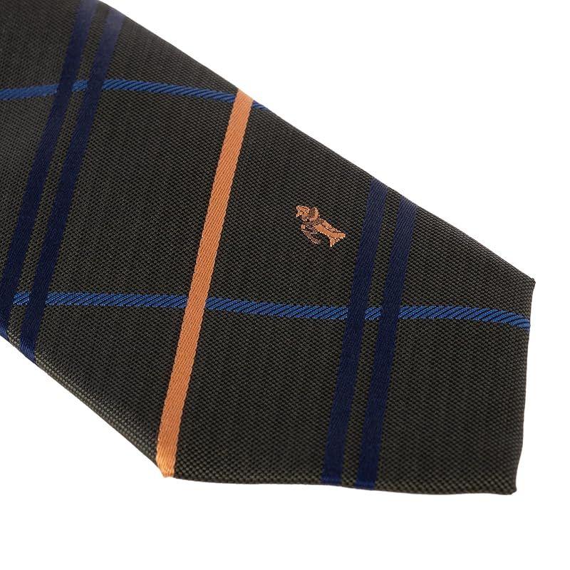 Used [Fortuna Tokyo] Necktie FT-T05. Chance Nishijin Woven Tie Men's FT-T05 Dark Green Sword Width 8cm Length 142cm 0