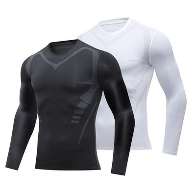 Men's Quick-Dry Long-Sleeve Compression Training Shirt