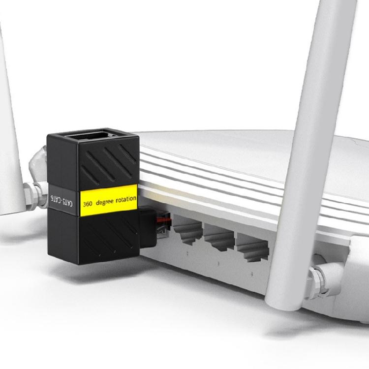 Ethernet Extenders RJ45 Ethernet Adapters Right Angle Design Compatible for Cat6 Cables RJ45 Male Female Adapter