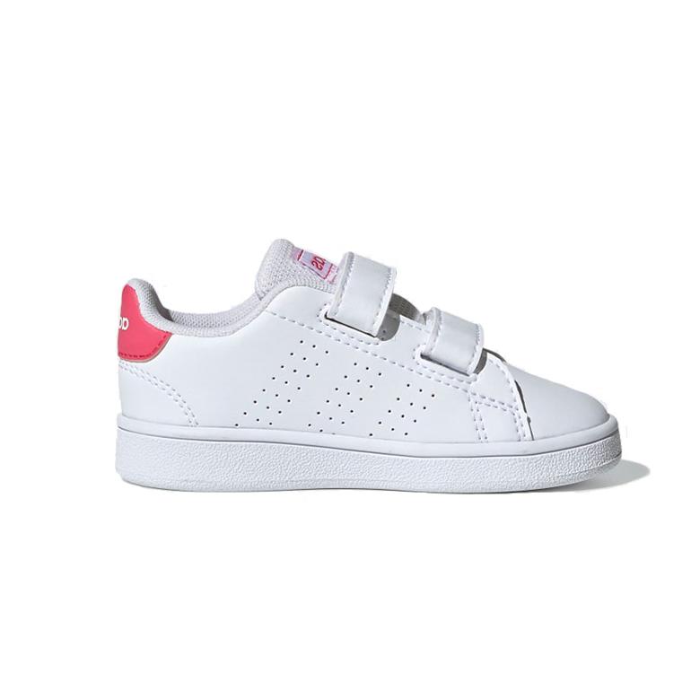 Adidas Advantage Cow Leather Low top Toddler Shoes White Infant And Toddler EF0300