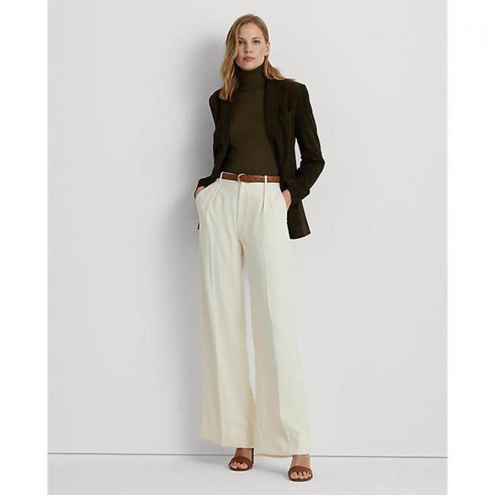 Lauren Ralph Lauren Double Face Georgette Wide Leg Pants  Wmlrpntsbv20223101 0