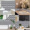 Elegant 10pc Kitchen Tile Stickers With Mosaic Pattern For Stylish Home Decor