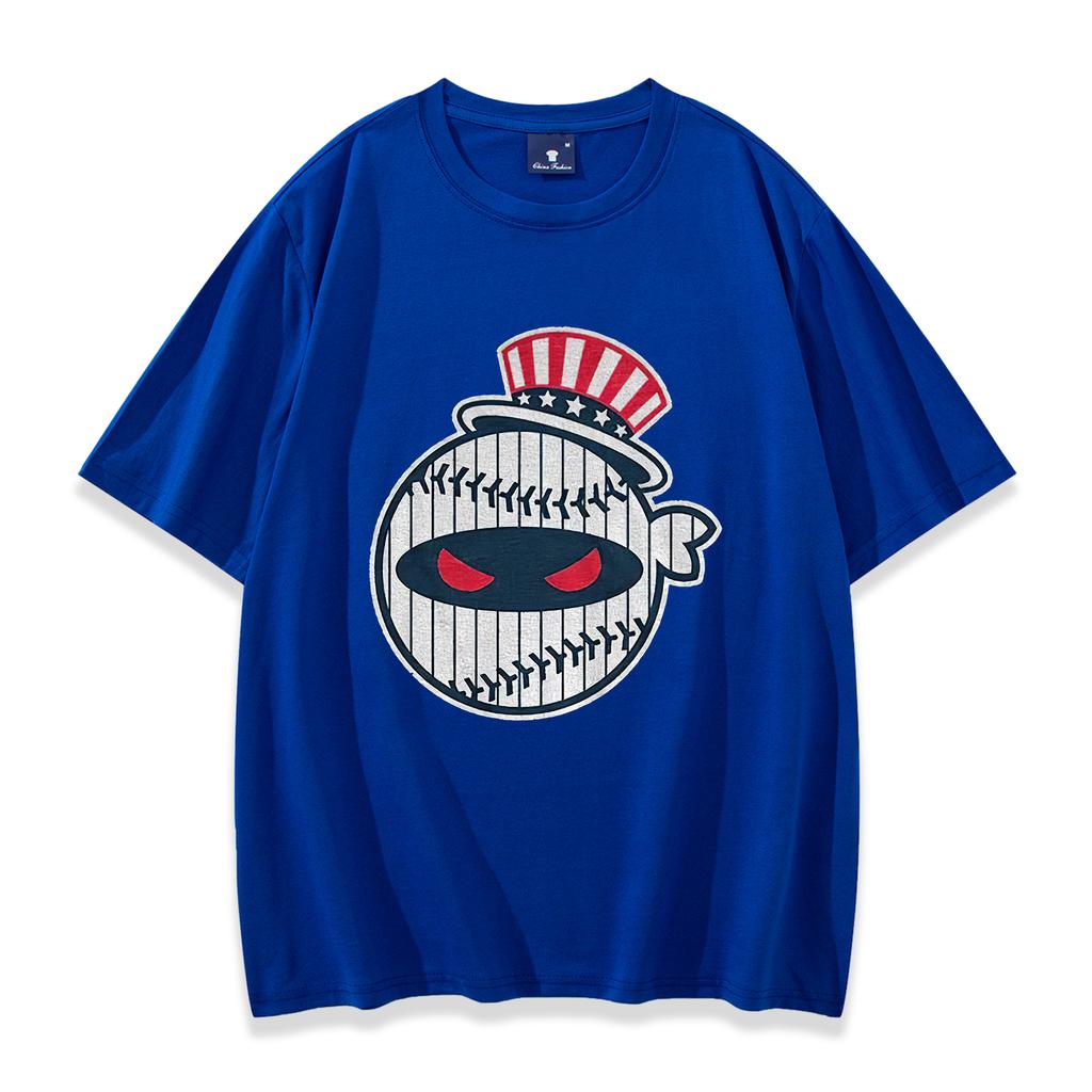 Pitching Ninja New York Yankees Baseball MLB 2025 Shirt Women Men Short Sleeve Streetwear Hip Hop Tops Casual Men Tops