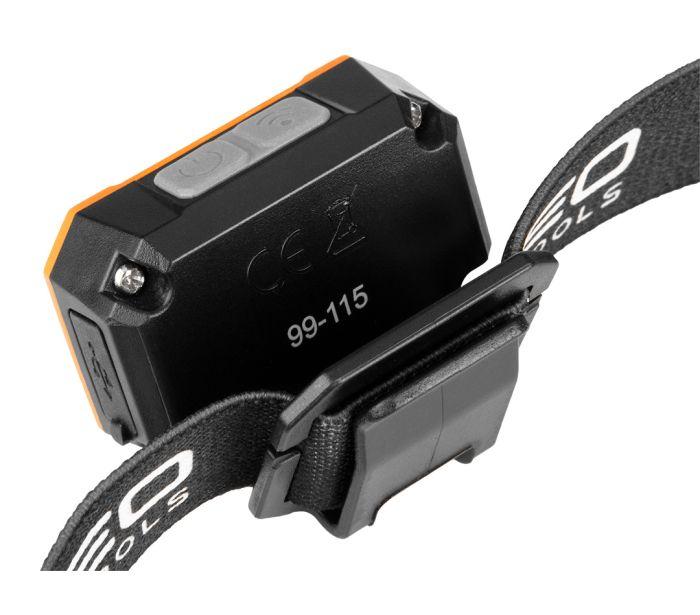 Latarka Czołowa Cob Led 500Lm, Akumulatorowa, Usb - T N99-115