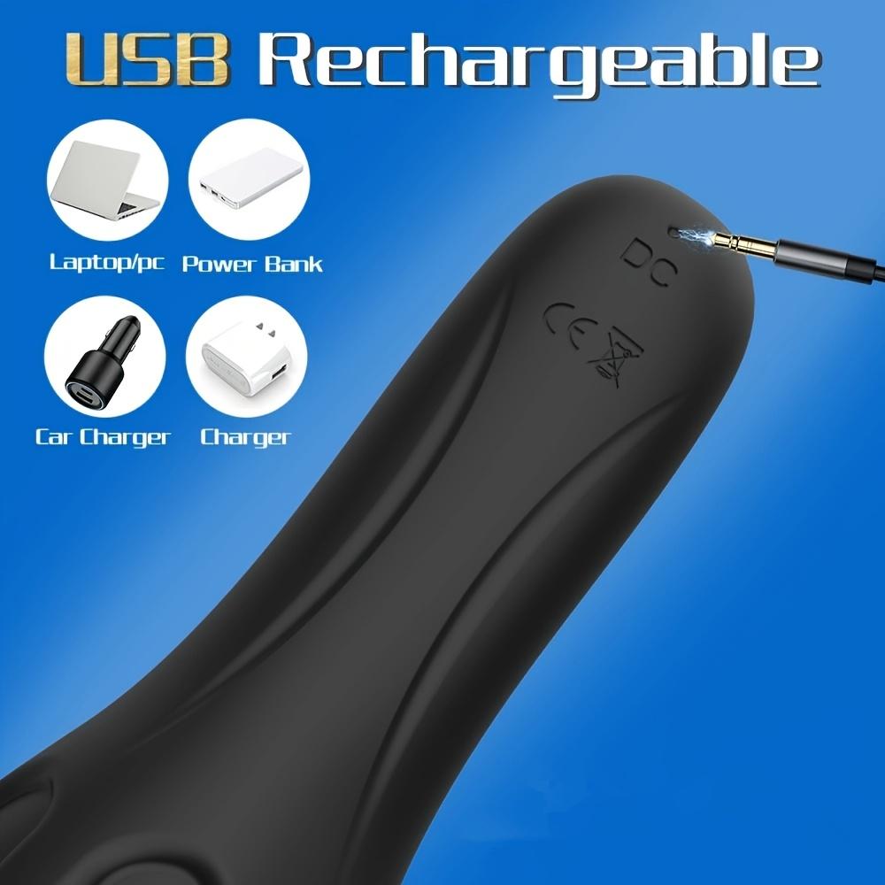 Masturbador Masculino Vibratório Estimulador de Glande Massajador Elétrico de Língua Recarregável Brinquedo Adulto para Homens